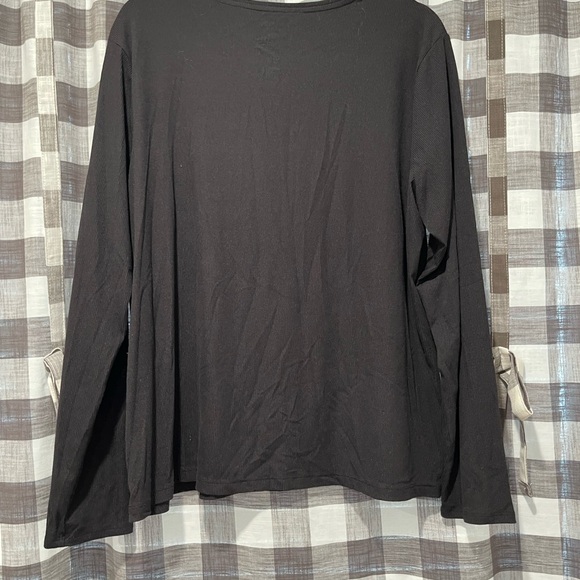 Nine West Soft Spun Black Top - Picture 4 of 5